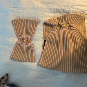 Striped Pink RETROFETE Adele Knit top pink